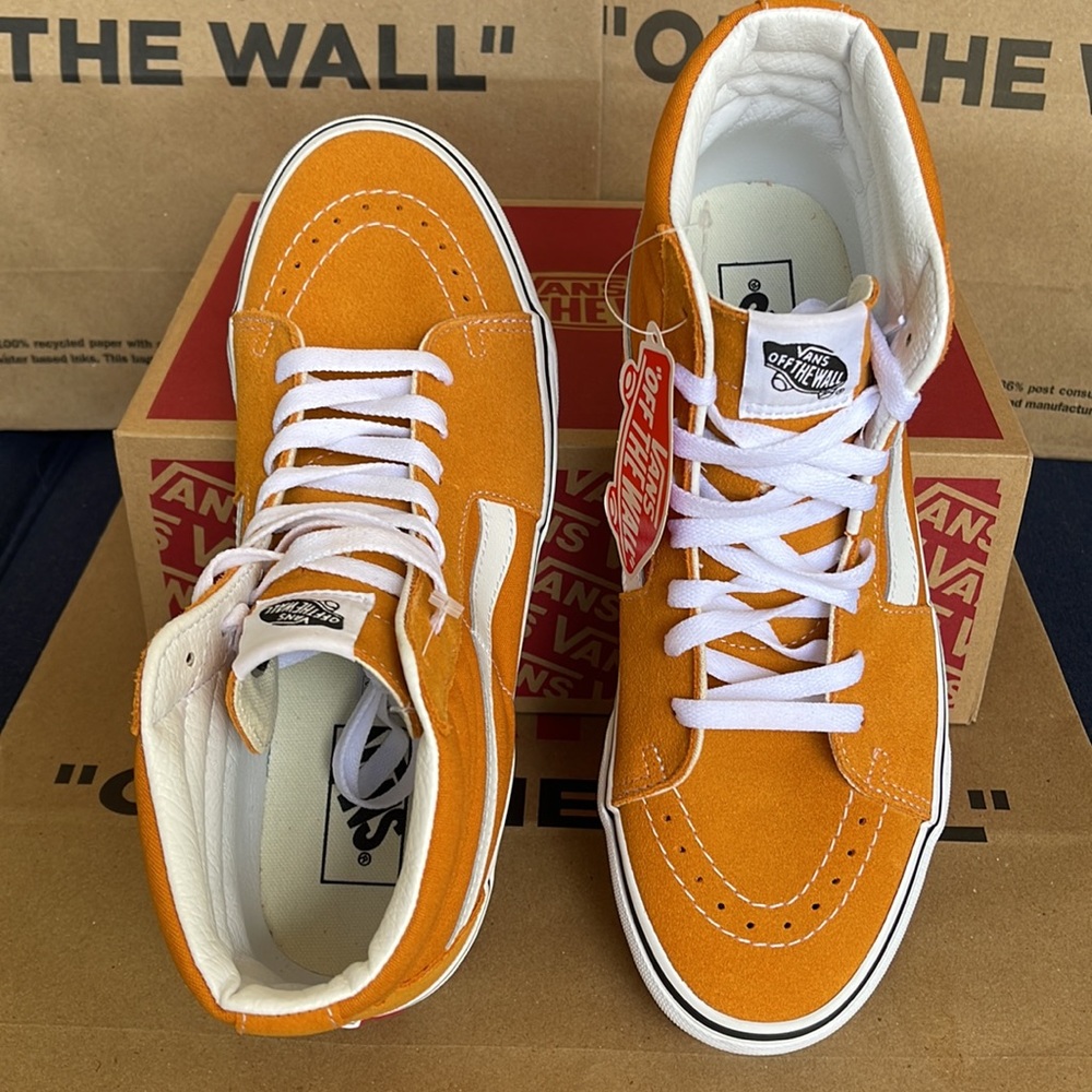 Vans Sk8-HI Desert Sun/True White Mens - Picture 13 of 16